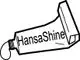Rohe Zeichnung einer Tube mit der Aufschrift „HansaShine“, die ein Reinigungsprodukt darstellen könnte, ohne weitere Inhalte oder Details.